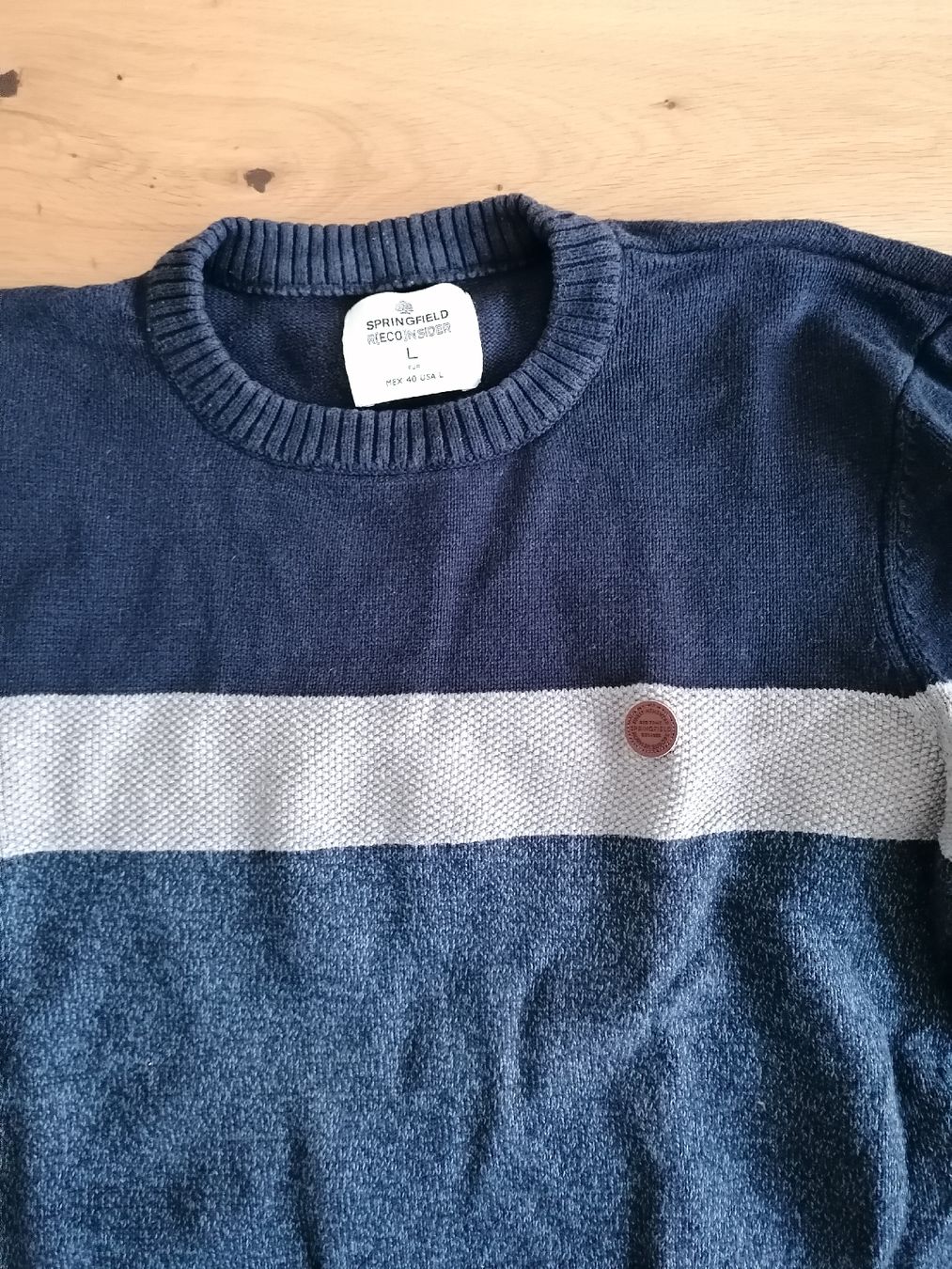 Maglioni & Felpe: Springfield Herren Strickpullover Gr. L, 100 % Baumwolle – Usato da Schönenbuch venduto da sop_n7zd 1