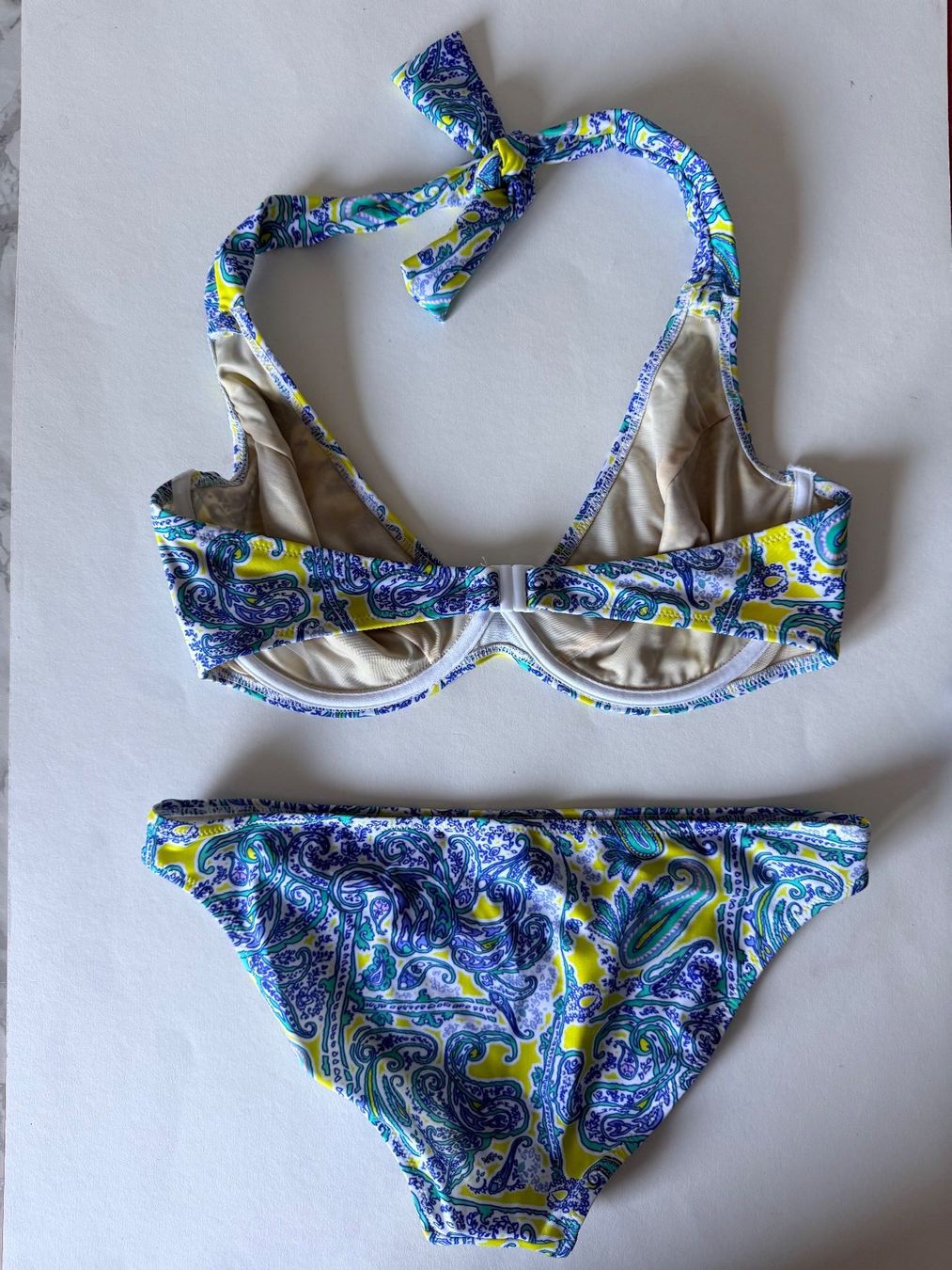 Costumi da bagno & Bikini: ROSA FAIA, Bikini, Grösse 38F/38, Farbe Blau/Gelb – Nuovo e nell'imballaggio originale da Rudolfstetten venduto da gst_g7xl 4
