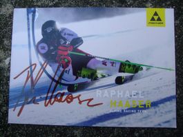 RAPHAEL HAASER (AUT) SKISTAR AUTOGRAMMKARTE