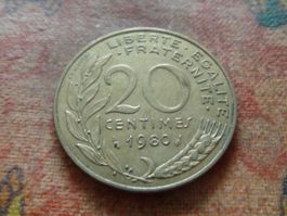 FRANCE  20 Centimes  1980  (P)