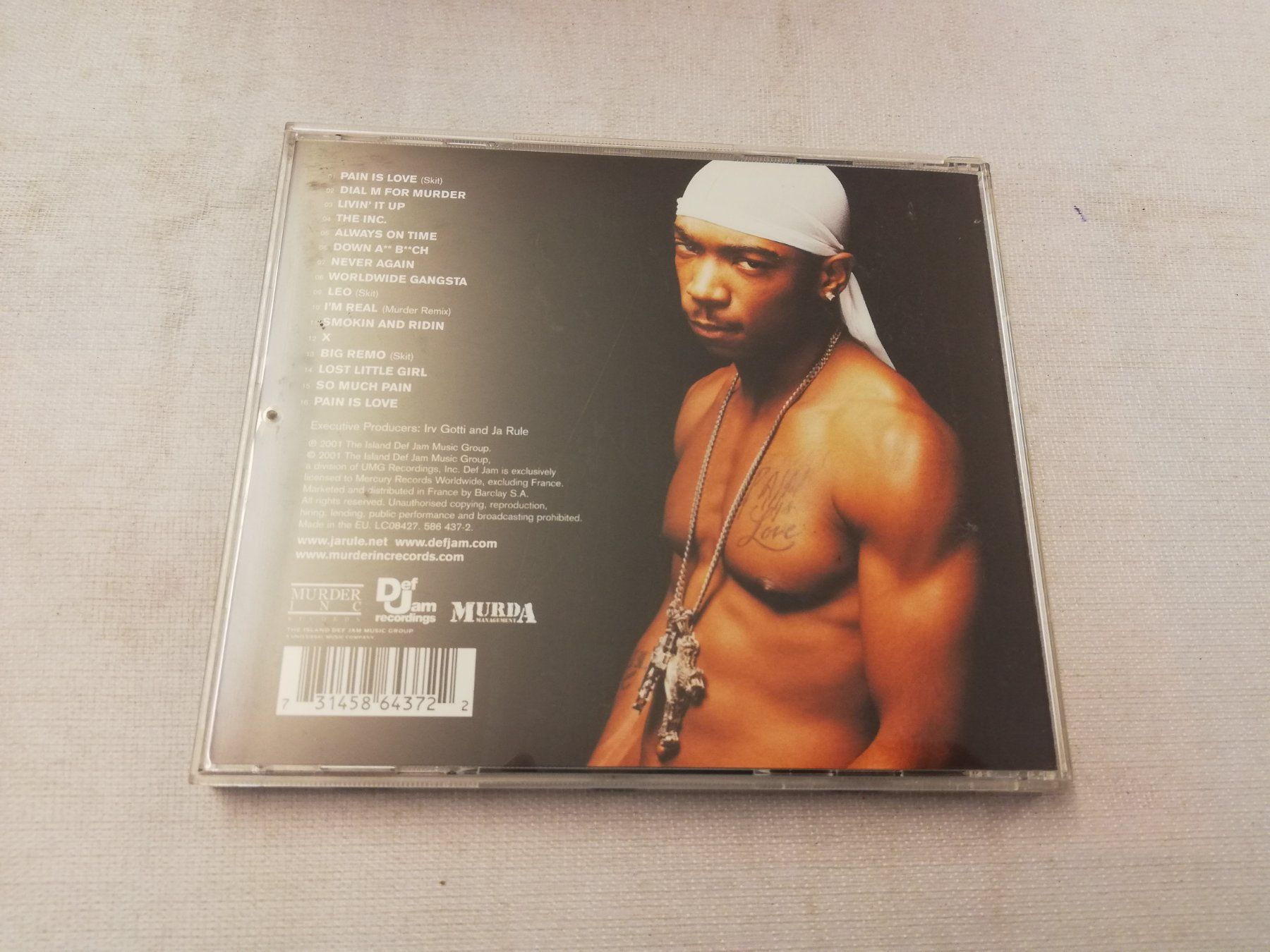 CD: JA RULE - PAIN IS LOVE – Usato da Bern venduto da Vinylsound.ch 1