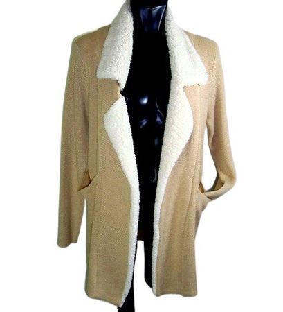 Strickjacke Gr. 40/42 beige *NEU*