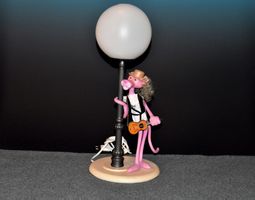 Pink Panther Lampe „Nuova Linea Zero“ – Rarität – Vintage