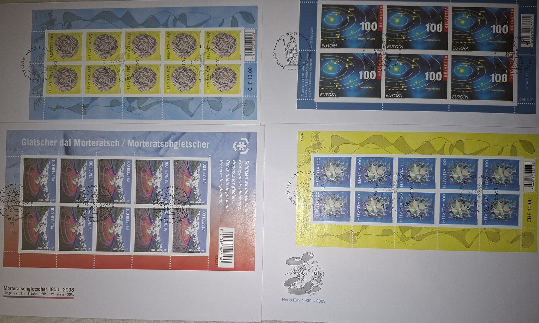 Tous les timbres: FDC Bogenbriefe 2008 / 2009 – D'occasion à Balgach par SIMEON27