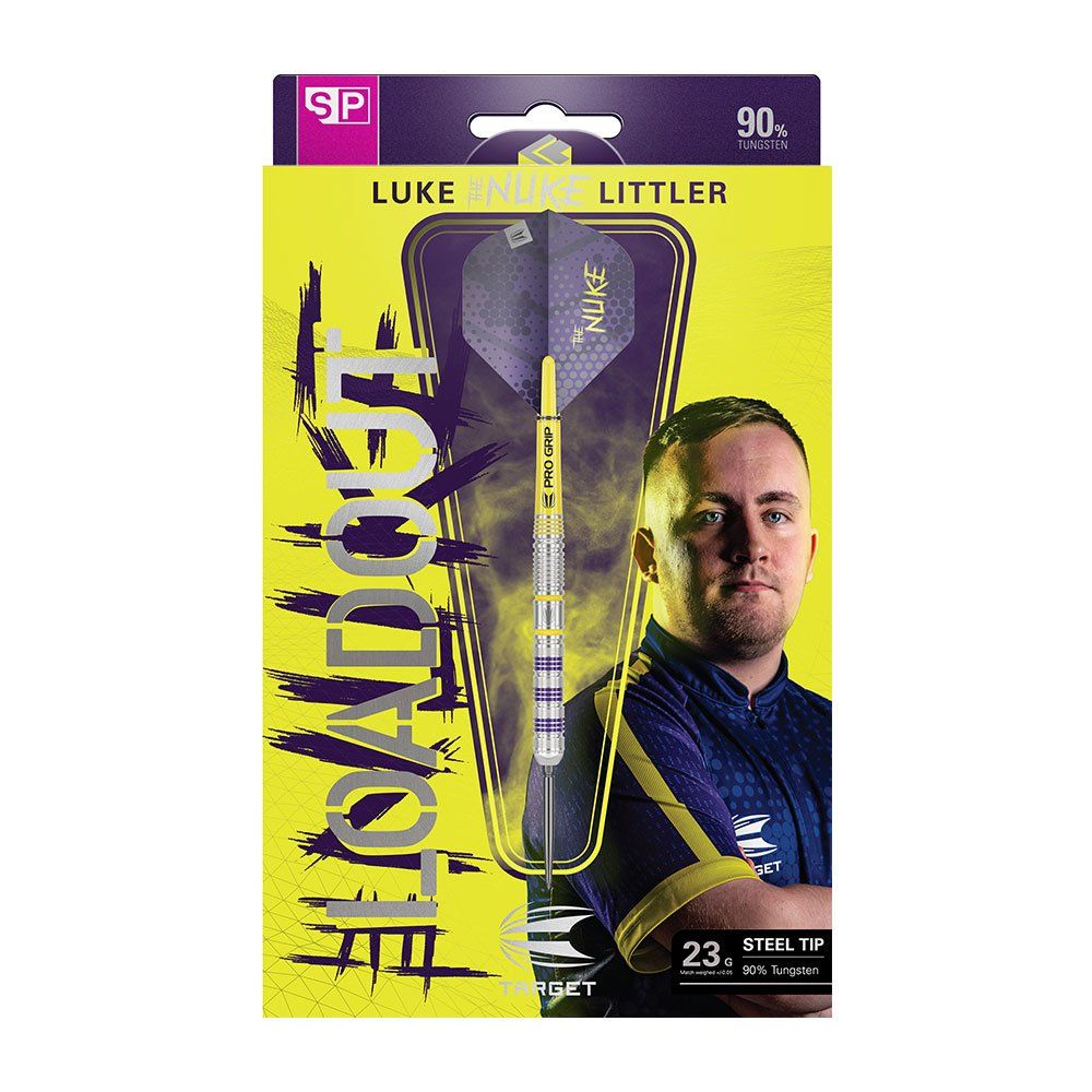 Freccette: Steeldart Target Luke Littler Loadout SP, 23g – Nuovo e nell'imballaggio originale da Thun venduto da billiardstore