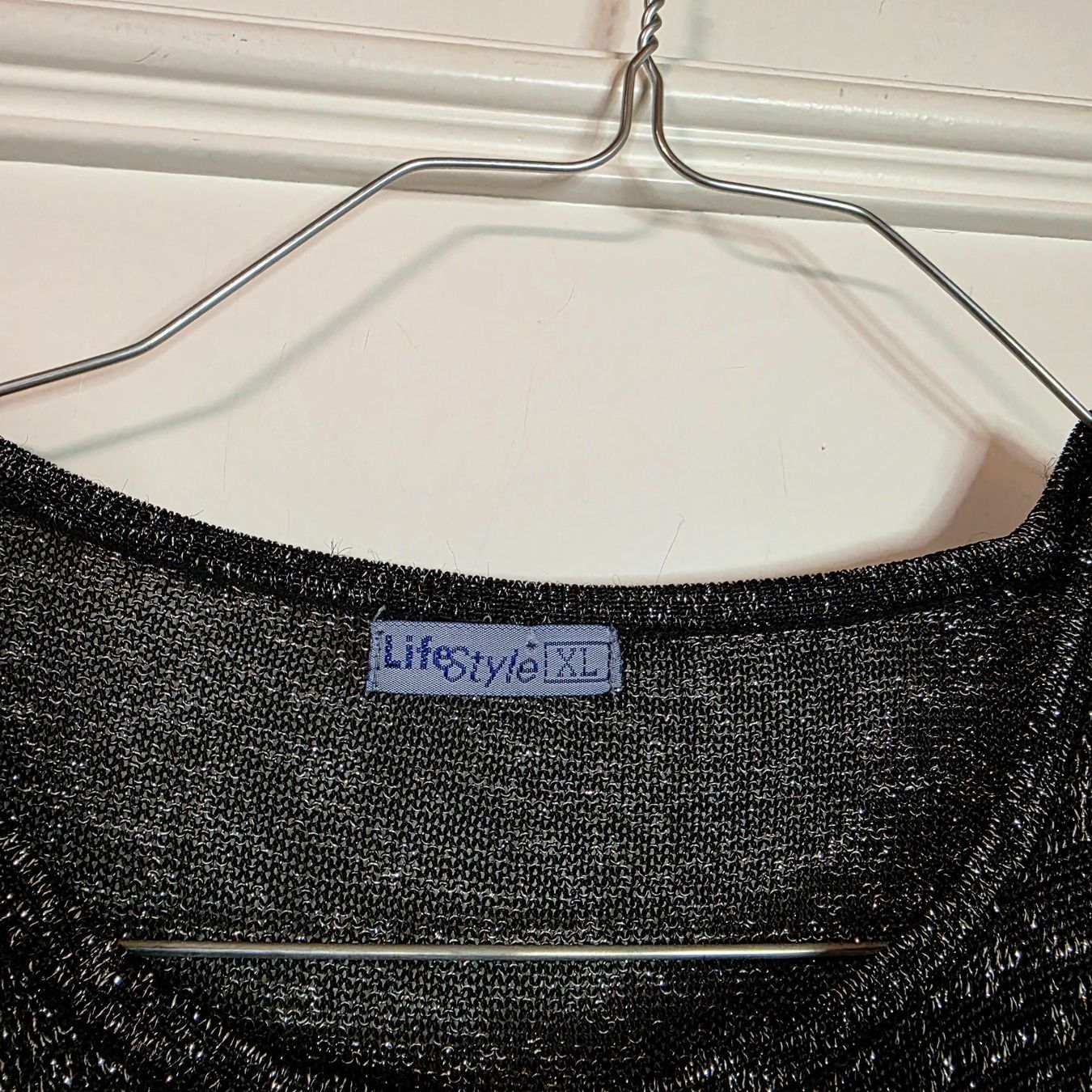Pullover & Sweatshirts: Glitzerpullover schwarz silber Damen Gr. 40-L festlich – Gebraucht aus Wald ZH von CapLux 5