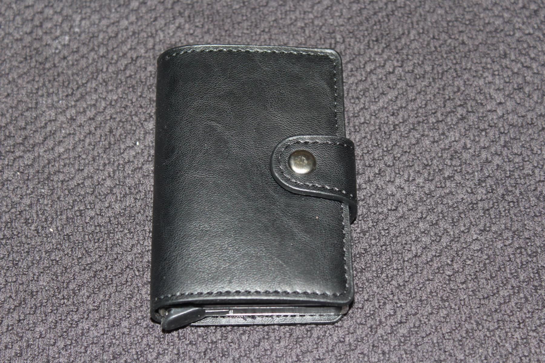 Brieftaschen: schwarz RFID Block Leder Karten etui – Neu (gemäss Beschreibung) aus Kirchdorf AG von Apost008