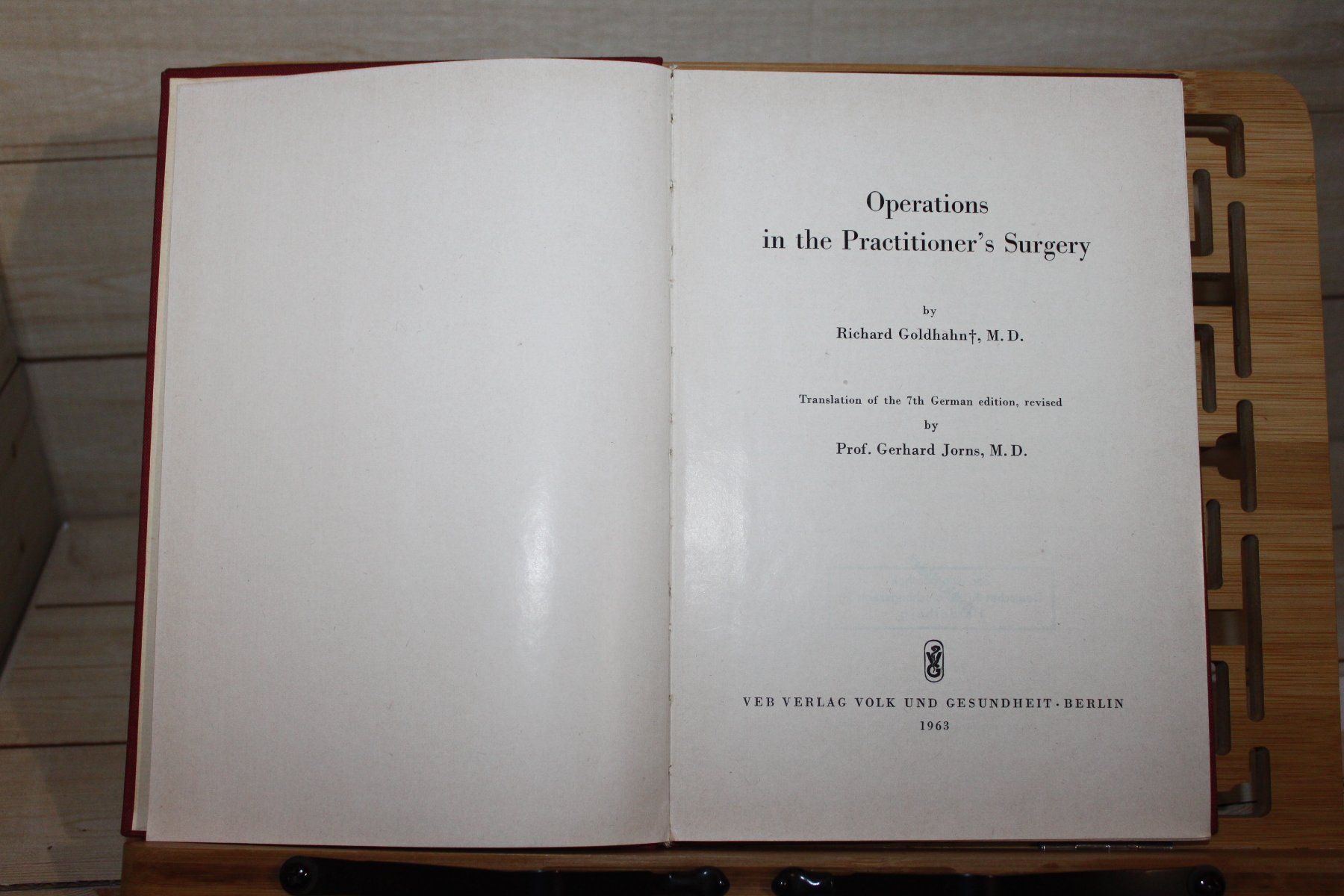Libri: Operations in the practitioner`s surgery-G.Jorns 1963 – Usato da Kaden venduto da Buchantiquariat 1