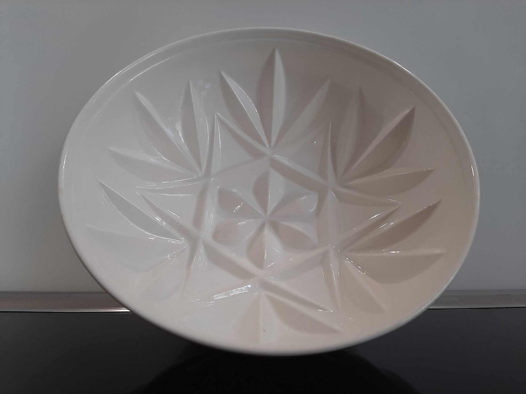 Backformen: Antike Puddingform Backform Max Rösler Keramik Germany Creme – Gebraucht aus Erschwil von Karabella 1
