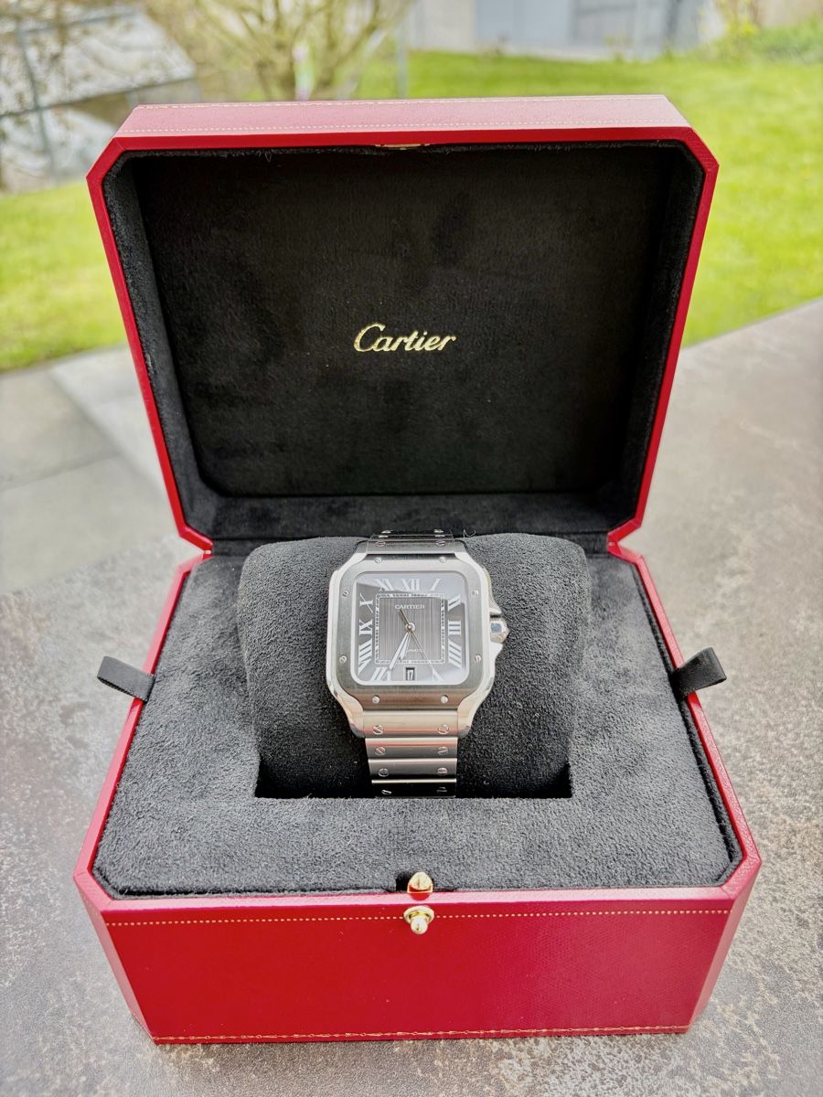 Cartier Orologi: Cartier Santos Large WSSA0037 – Nuovo (secondo la descrizione) da Meggen venduto da Alexander2023