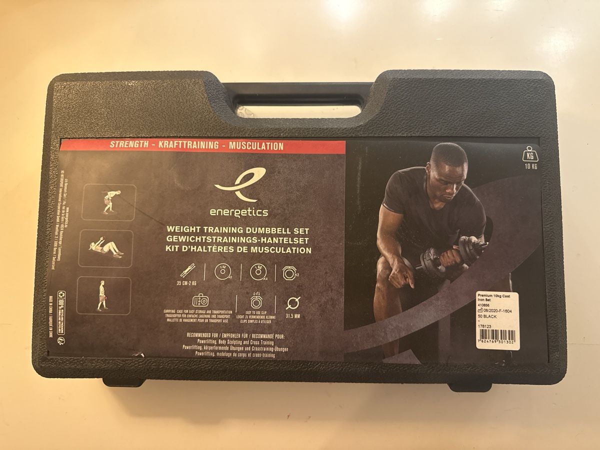 Manubri & Pesi: Hantel-Set Energetics 12kg – Usato da Stäfa venduto da goldglitzer