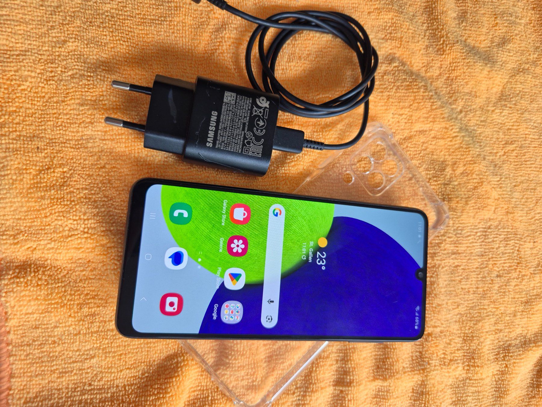 Samsung Portables: Samsung A22 black 64gb Duos – D'occasion à St. Gallen par Juhasli