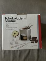 Schokoladen Fondue Set rostfreier Stahl Keramik neu