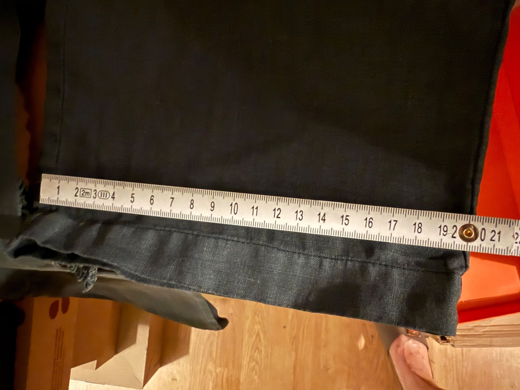 Nile Pantaloni: Leinenhose Nile petrol Gr. M – Usato da Winterthur venduto da britsi 5