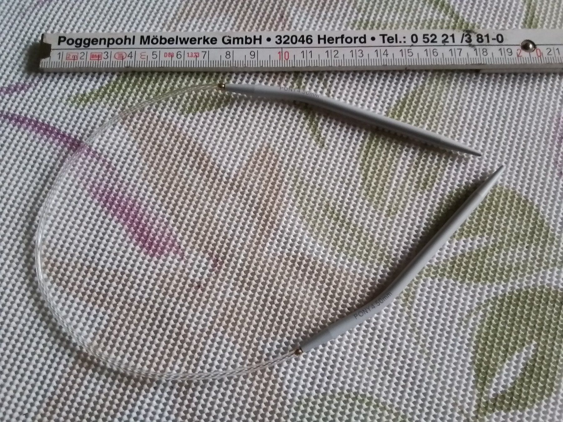 Aiguilles: Pony Stricknadeln 4,5mm 44cm Rundstricken Alu – D'occasion à Oberurnen par DVDL