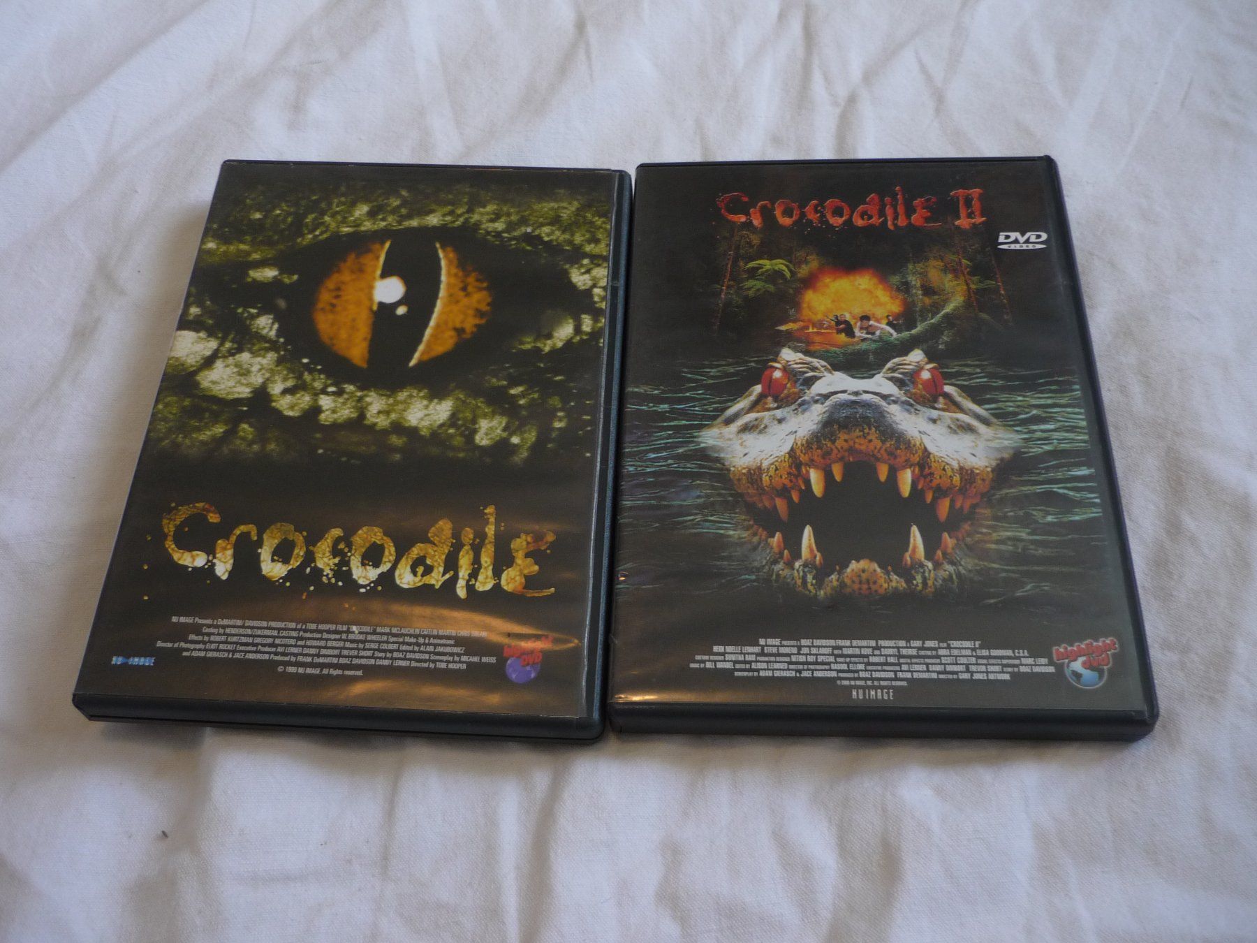 Tutti i DVDs: 3x DVD Horror - Crocodille 1 + 2 – Usato da Beringen venduto da zzRegal