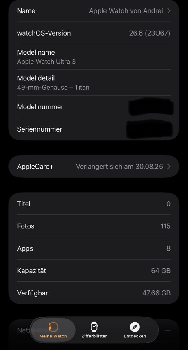 Apple Smartwatch: Apple Watch Ultra 3 Cellular&GPS – Nuovo (secondo la descrizione) da Klingnau venduto da APet2205 3