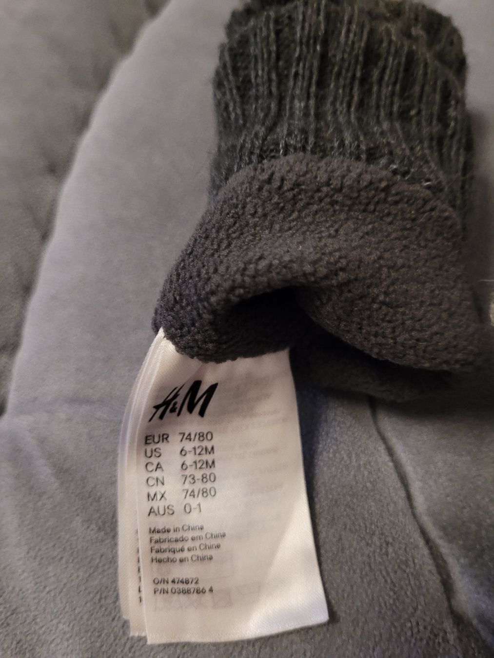 H&M Kinderhandschuhe: Handschuhe innen mit Fleece 6-12 Monate – Gebraucht aus Biel/Bienne von Aare5 1