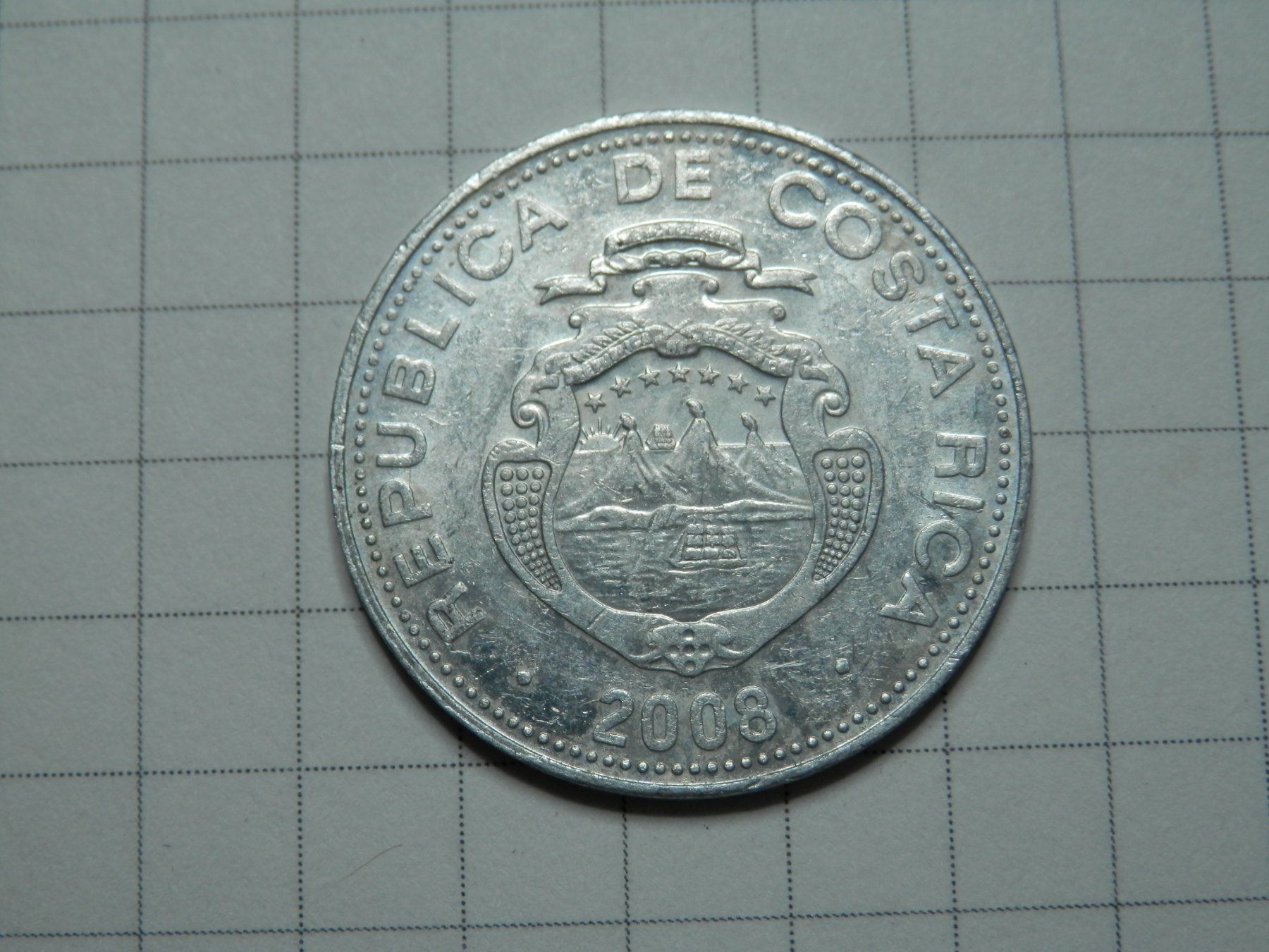 Tutti le monete: Costa Rica 5 Colones, 2008 – Usato da Weiach venduto da weiach81