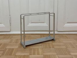 Vintage Aluminium Schirmständer schlichter Schirmhalter 60er