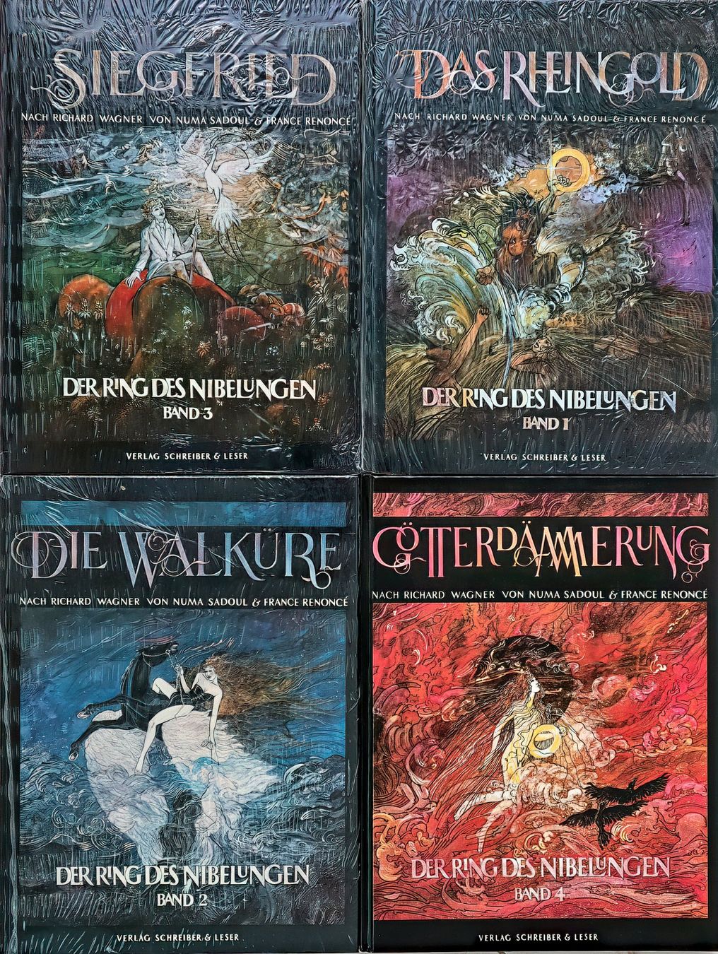 BD: Der Ring des Nibelungen - 4 HC-Comics im Schuber – D'occasion à Rotkreuz par Radus24