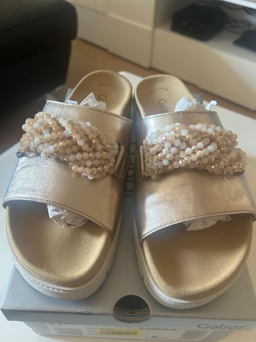Gabor Scarpe da donna: Damen Gabor Pantoletten. Gr  43/42,5 – Nuovo (secondo la descrizione) da Biel/Bienne venduto da MariMari05