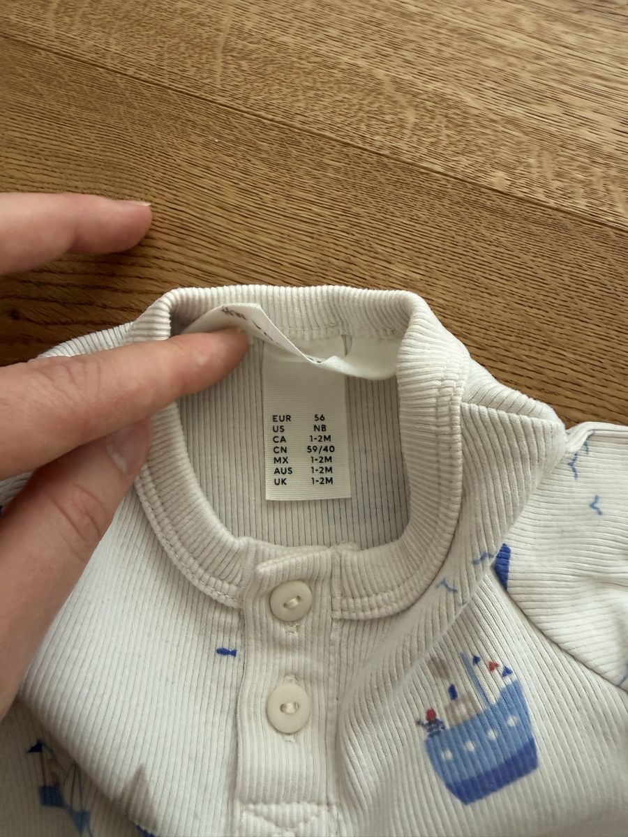 H&M Lotti & Set di vestiti: NEU langarm shirt gr.56 – Nuovo (secondo la descrizione) da Sirnach venduto da kla_w6cl 1
