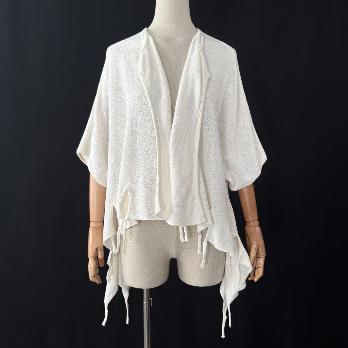 Barbara Speer Maglioni & Felpe: BARBARA SPEER White Cotton Cardigan – Nuovo (secondo la descrizione) da Freienbach venduto da Avviivva_Shop