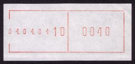 SFS Schweiz_SPECIMEN_Nur Rahmen+Ziffernzeile !_Band ll ! **