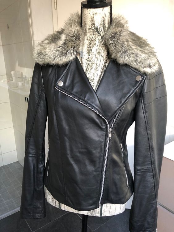 Veste cuir caroll hot sale