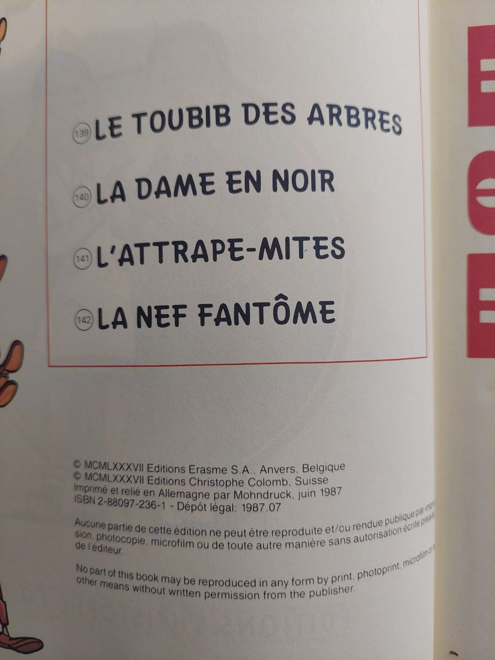 Fumetti: Bob et Bobette L'intégrale T.19 EO 1987 BE+ – Usato da Genève venduto da Blu_BD 2