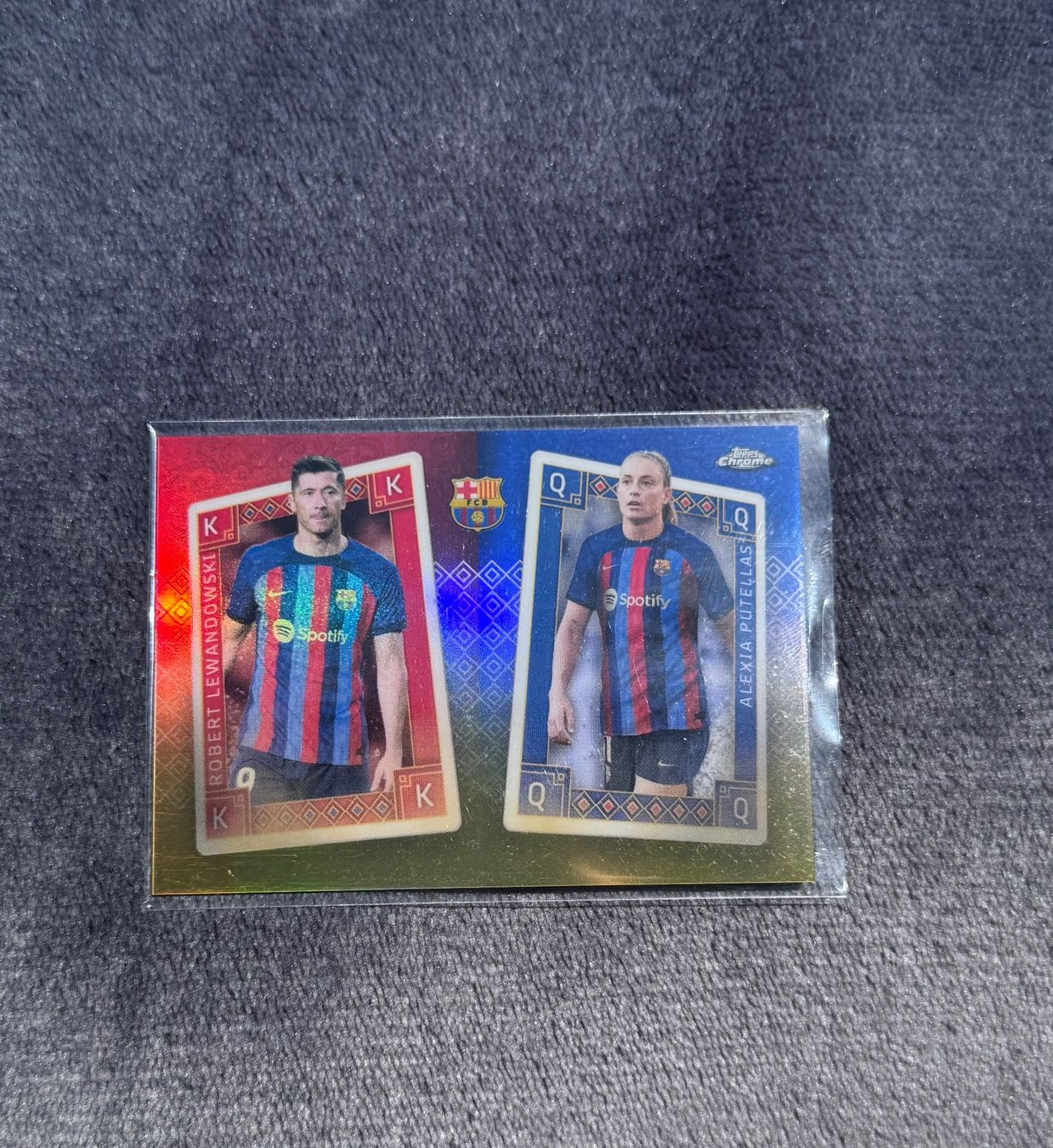 Topps Carte collezionabili: Topps Chrome Barcelona Robert Lewandowski / Alexia Putellas – Usato da Gattikon venduto da Fandiboy