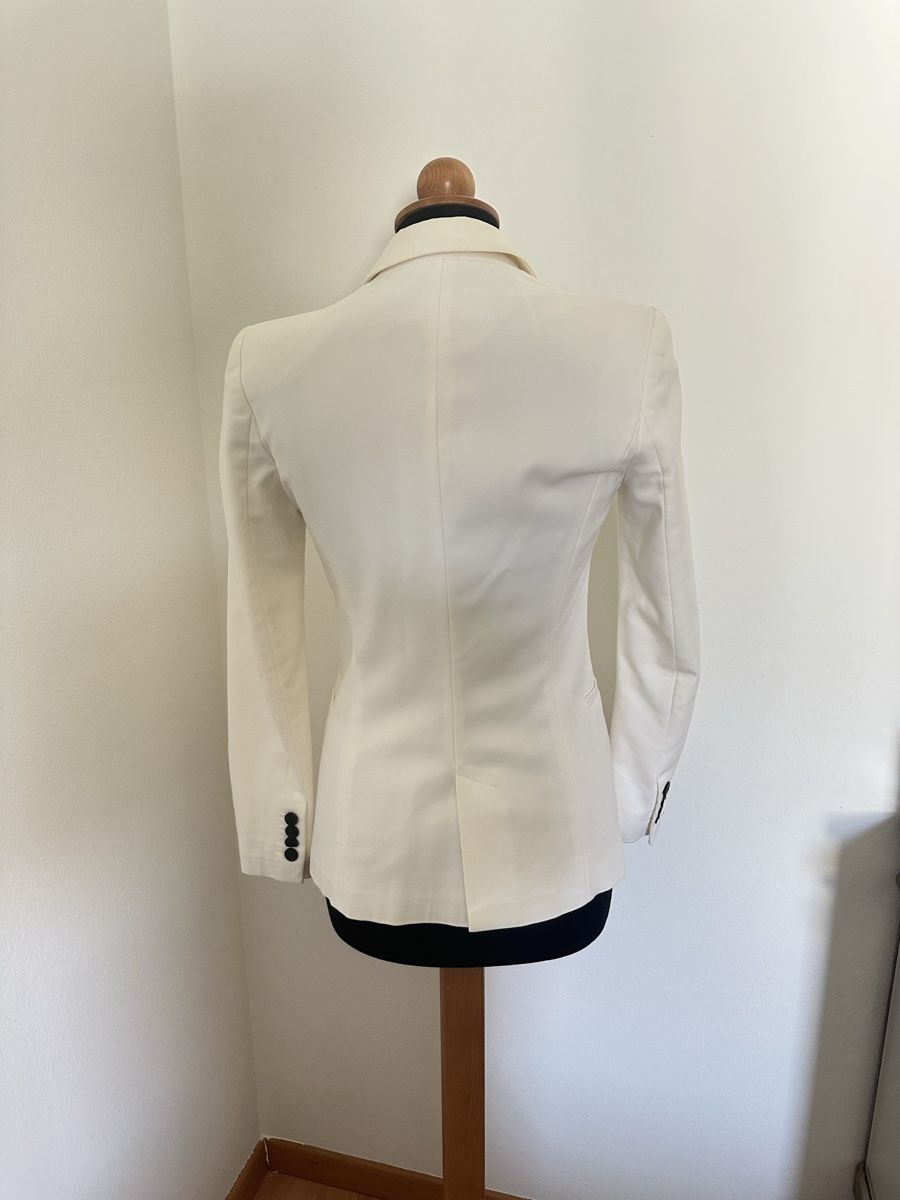 Zara Giacche: Zara Basic Women's Blazer, Cream, Elegant Style! – Usato da Murgenthal venduto da mar_q2yf 1