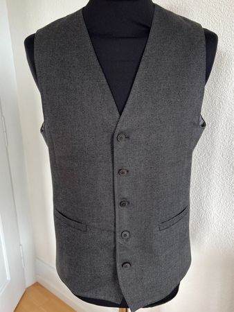 DRYKORN Herren Gilet, grau/schwarz/meliert, Gr. 50