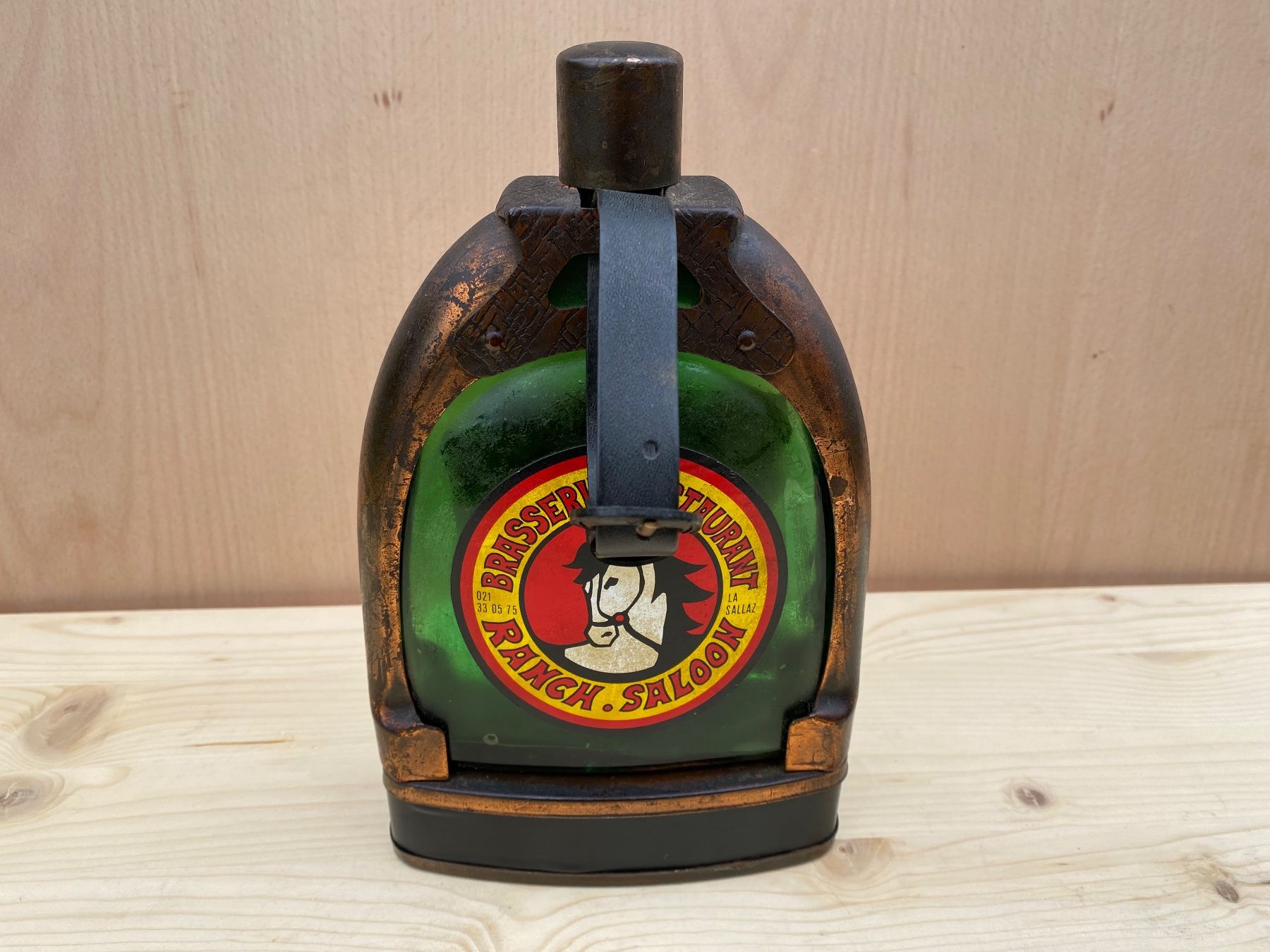 Altro: antiker John Haig & Co. Whisky Flachmann – Usato da Feldbach venduto da Olive1 3