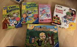 Kinderspiele-Set – 5 Gesellschafts- und Lernspiele