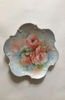 Handbemalter Porzellanteller Rosen Vintage 1985 signiert