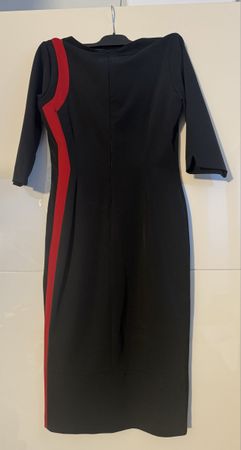 Elegantes Kleid von Jones, Grösse 34, schwarz-rot-weiss