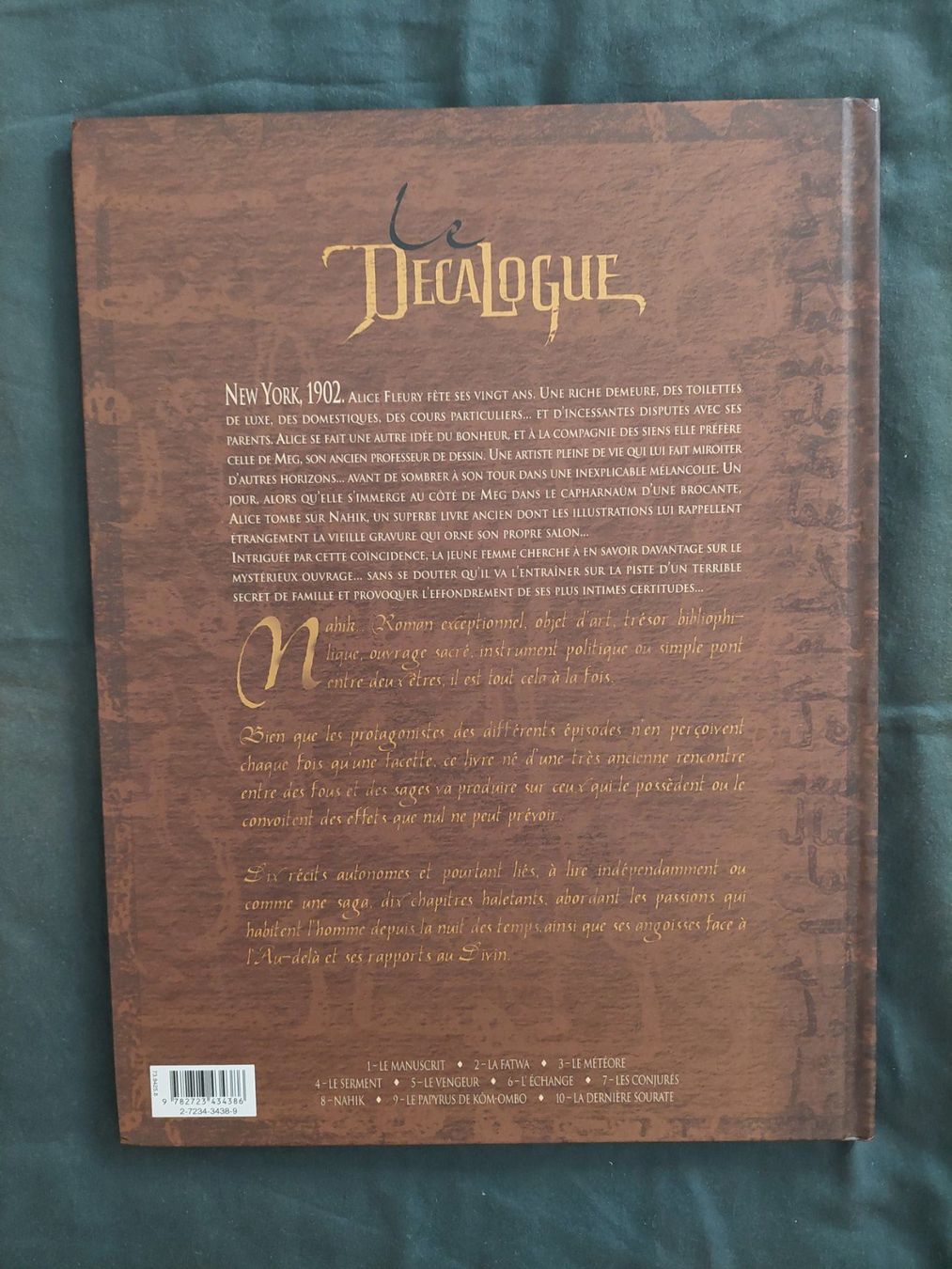 Fumetti: Le Décalogue T.6 L'échange Ed.2010 TBE – Usato da Genève venduto da Blu_BD 1