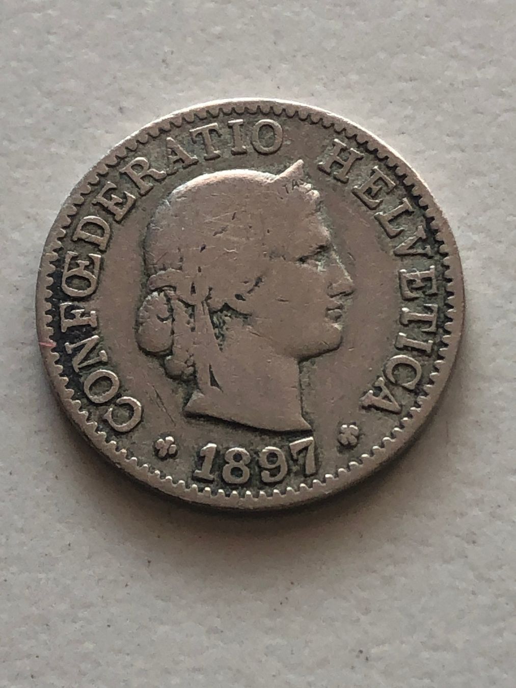 Tutti le monete: 5 Rp. 1897 – Usato da Schötz venduto da Odpa