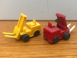 2x Wiking Gabelstapler ohne Figuren