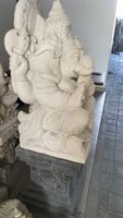 Skulptur Ganesha Elefantengott Stein Garten Statue Feng Shui