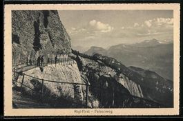 AK Rigi-First, Blick auf den Felsenweg