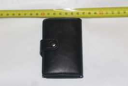 schwarz Kartenetui Portmonee RFID Schutz
