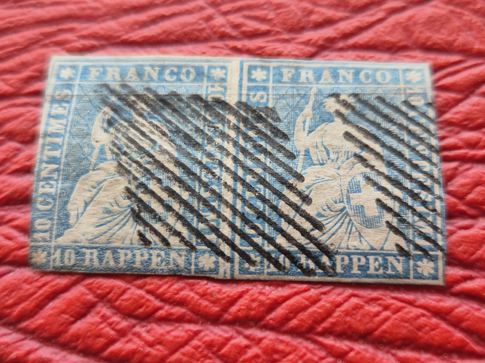 Tutti i francobolli: Strubel 23E im Paar, ab 1.- – Usato da Burgdorf venduto da Glossy01