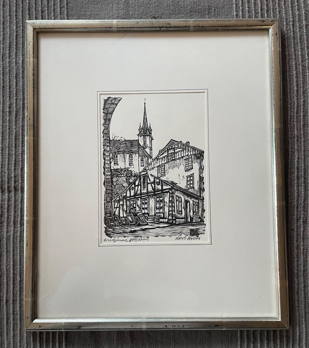 Foto & Immagini: Bild Holzstich Kunstdruck  Nydeggkirche – Usato da Bern venduto da Chraebu2