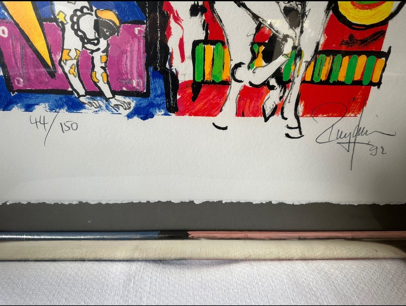 Dipinti: Rolf Knie Harlequin mit Lipizzaner – Nuovo (secondo la descrizione) da Mumpf venduto da A_B_E 2