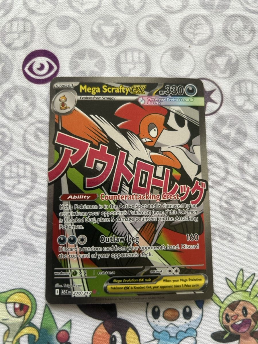 Pokémon Cartes à collectionner: Mega Scrafty EX 270/217 – Neuf (Voir description) à Zürich par AinzCHF