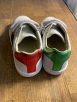 Kinder Sneaker Gucci Leder Weiss Klettverschluss Grösse 25