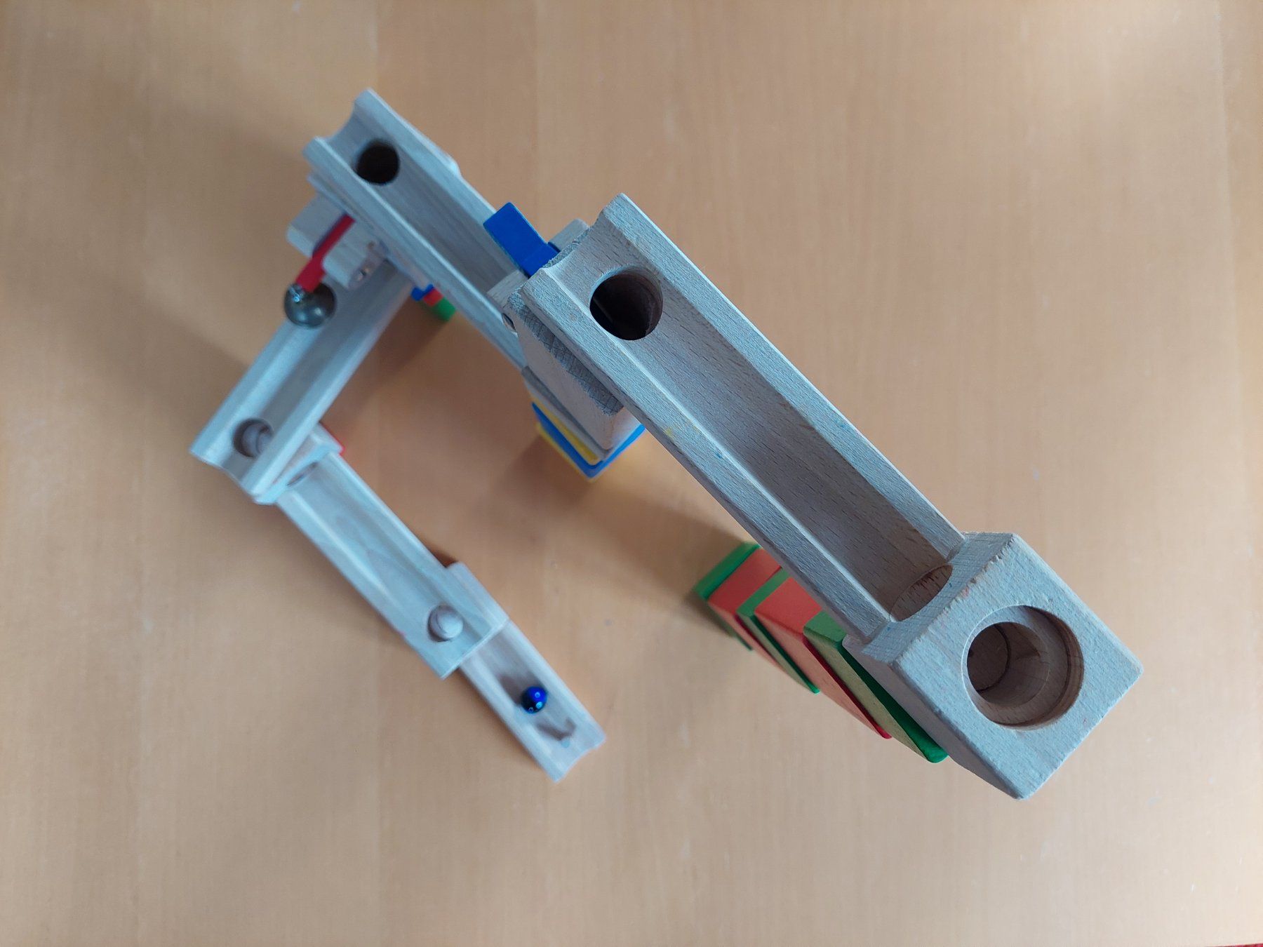 Baukästen: Toy Lino Kugelbahn/aus holz – Gebraucht aus Zürich von xxyy00 4